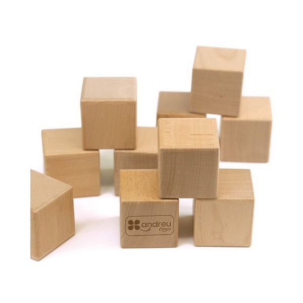 Продукт Andreu toys - Дървени сензорни кубчета, със звуци - 0 - BG Hlapeta